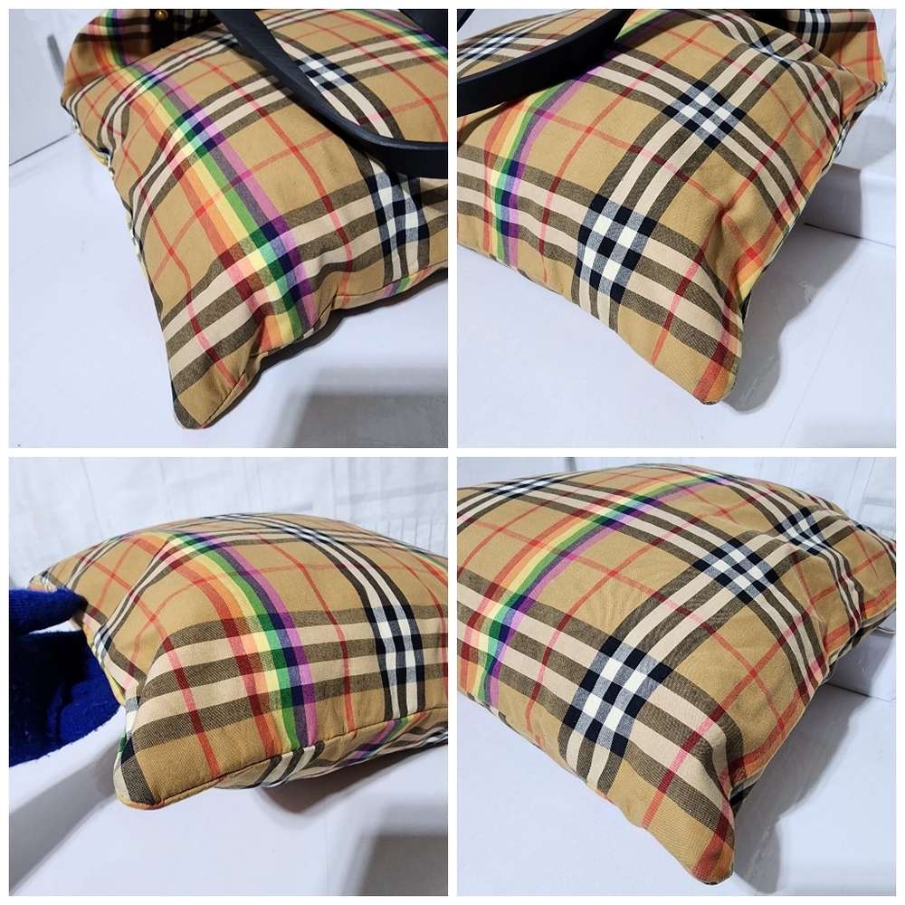 Burberry Nova Check Rainbow Tote Bag - Picture 13 of 14